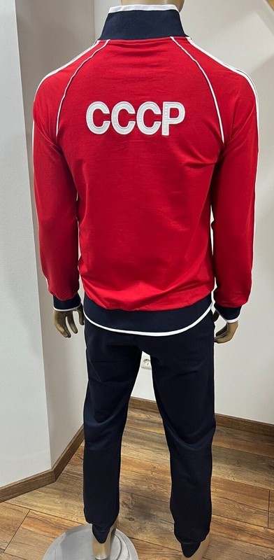 RUSSIA-CCCP-USSR "СЛОВО ПАЦАНА" Tracksuit S-M-L-XL-XXL Red/Blue gallery