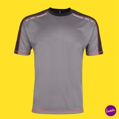 TUFFSTUFF Men’s Elite T-Shirt, Crew Neck Workwear, Grey, UK XL | EU 56 | US XL