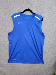 Nike Blue Team Dri-Fit Training Tank Top SIZE Large Athletic Tank Top