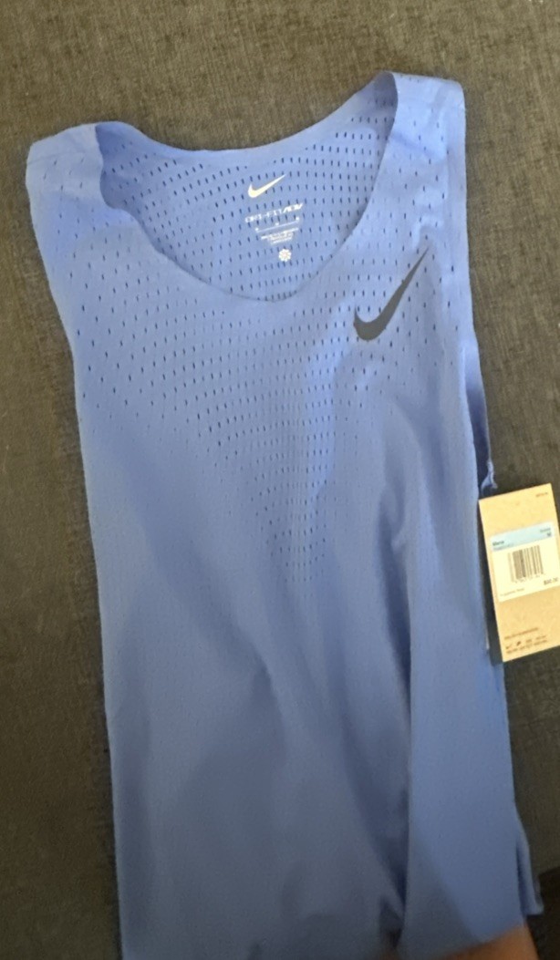 Nike DRI-FIT ADV Aeroswift Pro Elite Running Singlet Men's M FN4231-411 $90 NWT gallery
