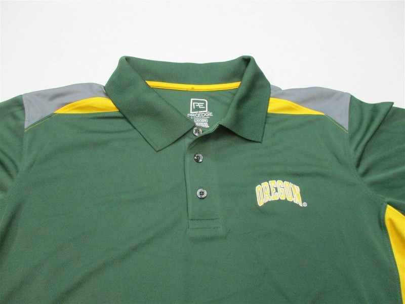 new PROEDGE OREGON Men's Size L Athletic Loose Fit Green Sport T-shirt gallery