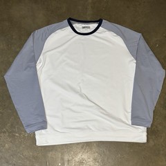 Peter Millar Mens XL Crown Sport Cradle Performance Long Sleeve Crew Neck White