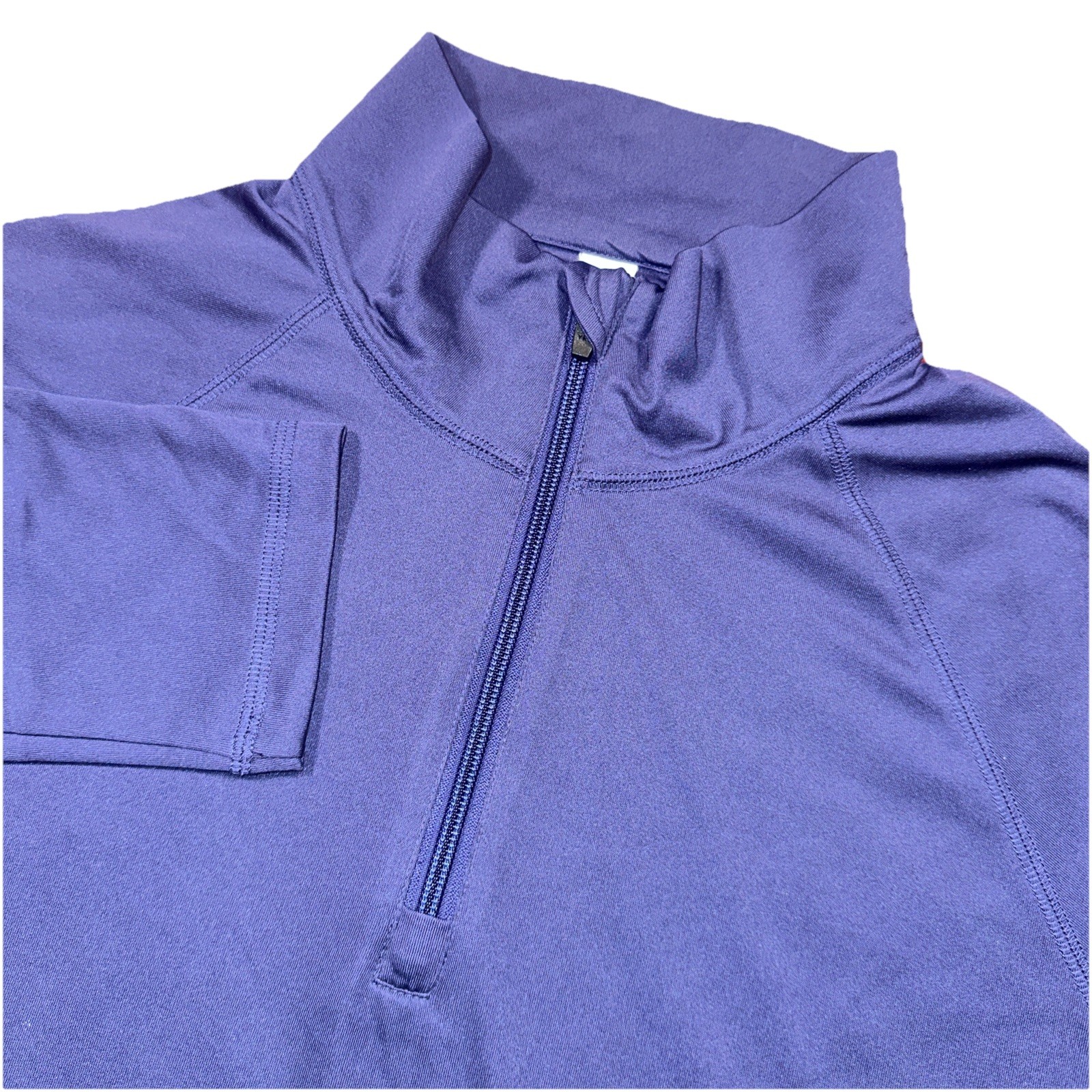 Alo Pullover Quarter Zip Mens Large Blue/purple Performance Long Sleeve gallery