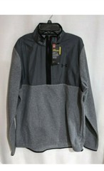 Under Armour Men’s Grey/Black Armour Fleece 1/2 Zip Top (1357088-012) Size M