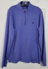 Johnnie-O Mens Newport 1/4 Zip Pullover Colorful Preppy Golf – Size L – EUC