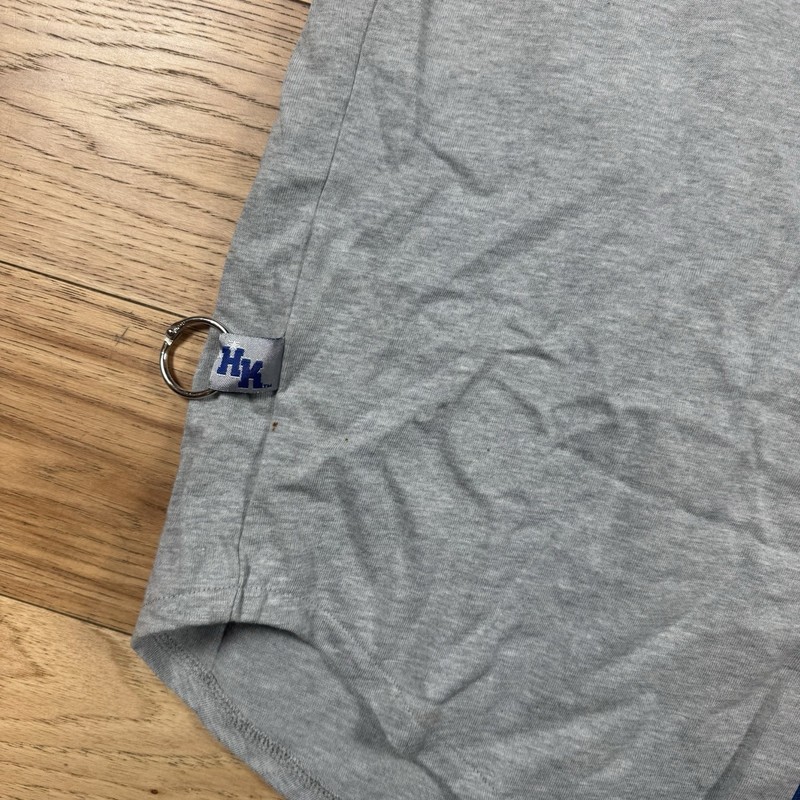 VTG Hard Knocks Authentics Baseball Jersey Mens Large Cotton Button Grey gallery