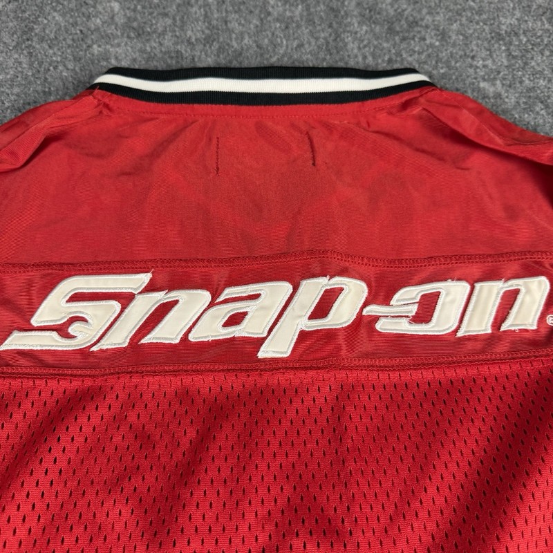 Vintage Snap-On Tools Racing Jersey Red Mesh Football Shirt Mens 2XL Gorpcore #1 gallery