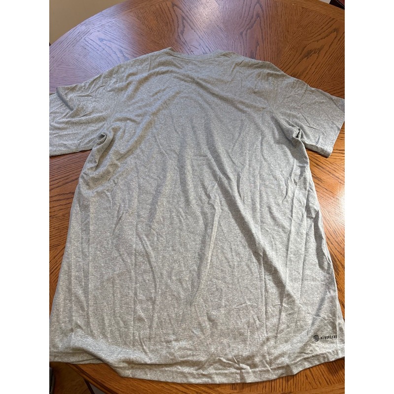 Adidas Creator Tee Kansas Jayhawks Graphic T Shirt Mens Large Gray gallery