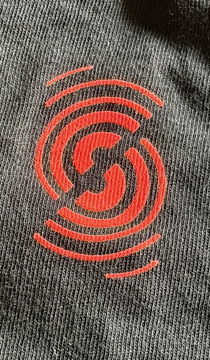 Zumba Strong Train to the Beat Graphic Logo Crew Neck Tee One Size Black/Red gallery