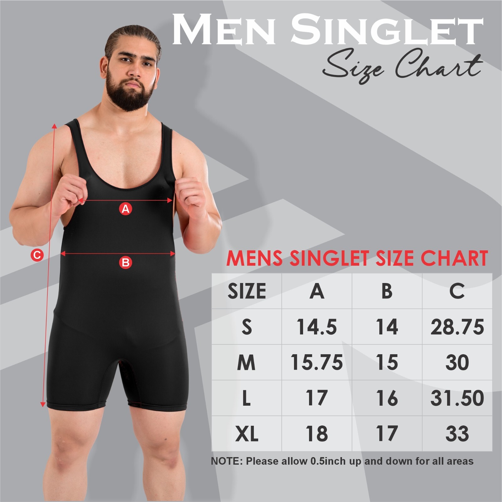 ROAR Men’s Wrestling Singlet Sports Gym Powerlifting Bodybuilding Vest Top gallery