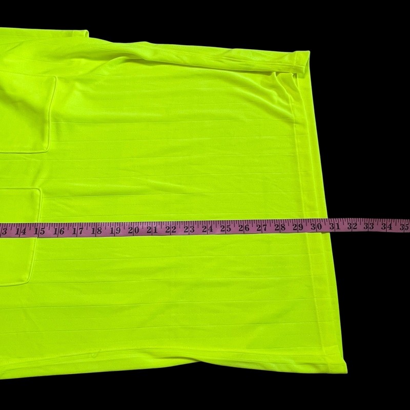 Nike Dri-Fit Football Soccer Double Pocket Referee NWT Volt Yellow Shirt Large gallery
