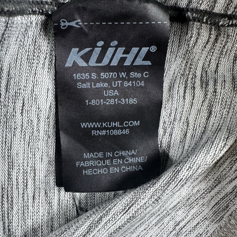 Kuhl Alloy Shirt Mens 2XL Gray 1/4 Quarter Zip Long Sleeve Performance Pullover gallery