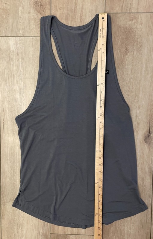 TLF Apparel Stringer Tank Top-Men's S/M-Flex Bamboo-Gray-Gym to Streetwear gallery