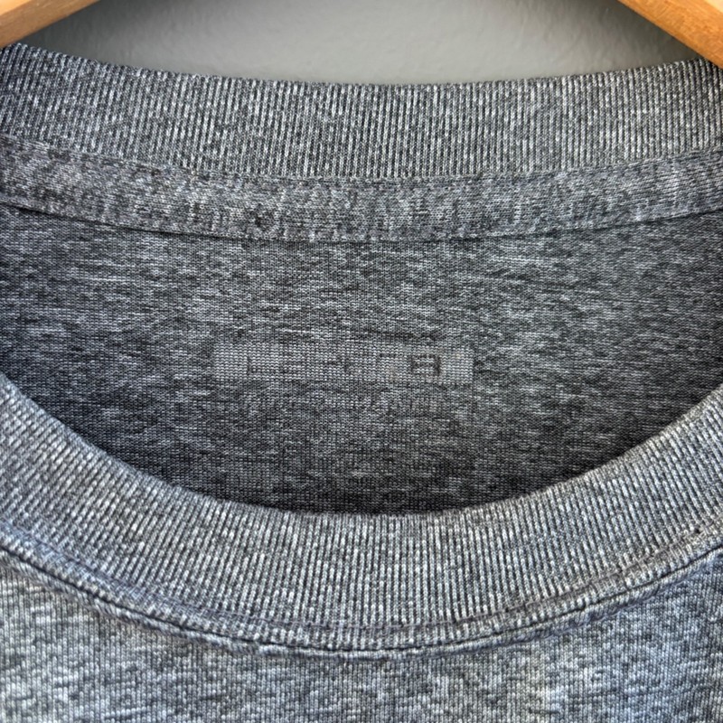 Layer 8 Mens Medium Gray Heathered Long Sleeve Crewneck Performance Shirt gallery