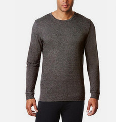 32 Degrees Heat Men 1ONLY Performance Long Sleeve Crew Neck(CHARCOAL GRAY XL)NWT