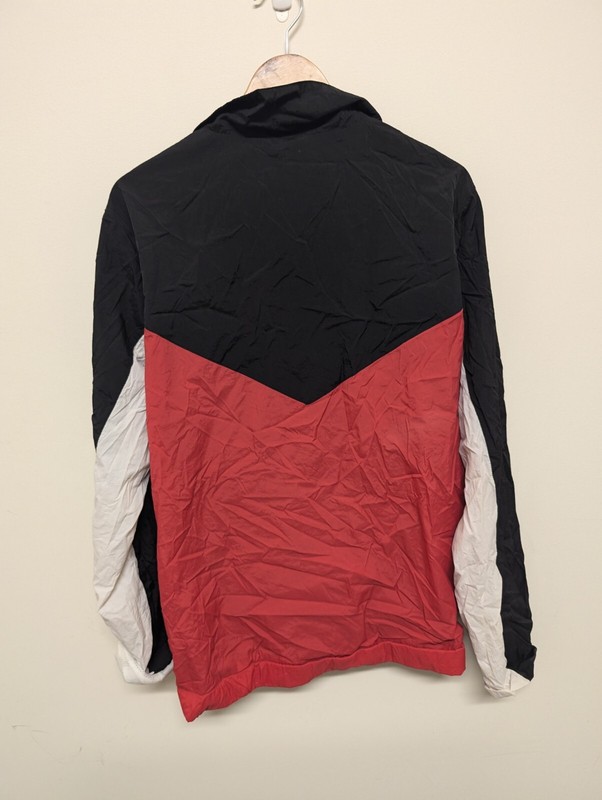 Factorie Men's Jonah Colorblock Track Jacket White/Red/Black M Polyester gallery