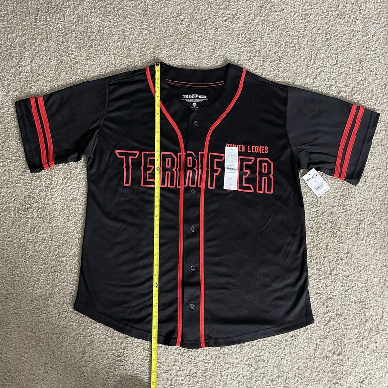 Terrifier Horror Jersey Art The Clown Baseball Jersey Terrifier Sz Large / XL gallery