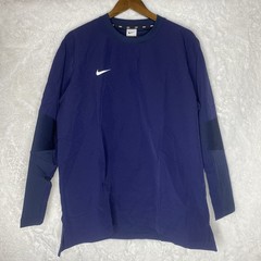 Nike Dri-FIT Lightweight Baseball Player Pullover Jacket Navy Blue Mens Size M