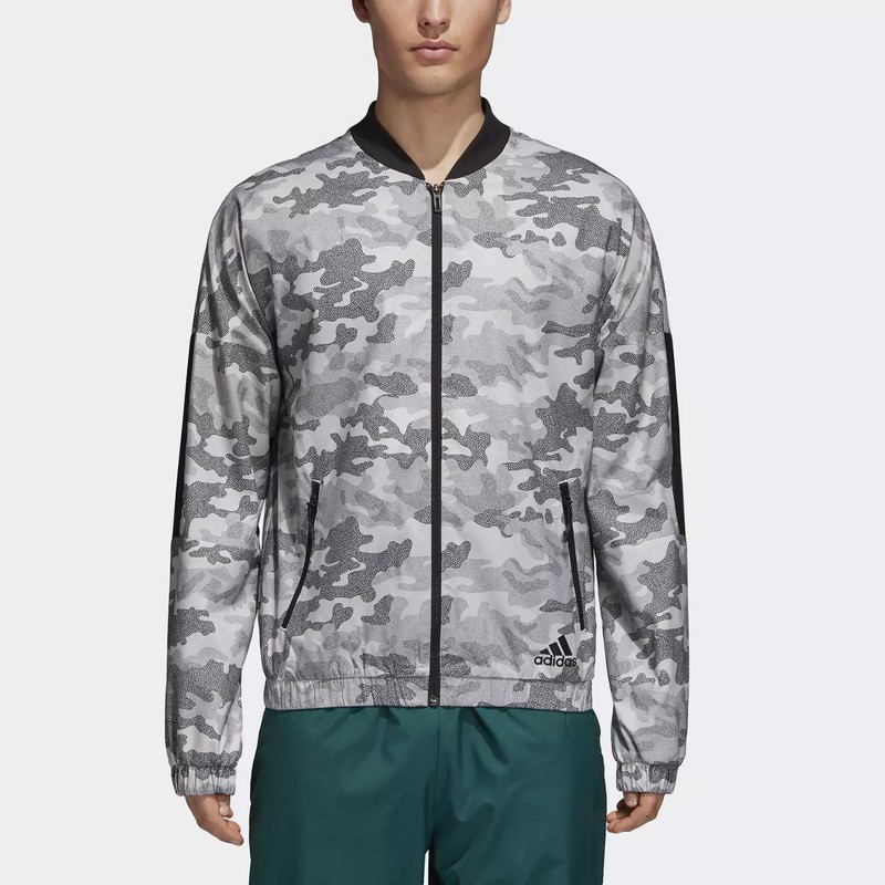 Adidas ID CAMO WOVEN Jacket track Sweat Shirt top Bomber superstar Mens sz M nwt gallery