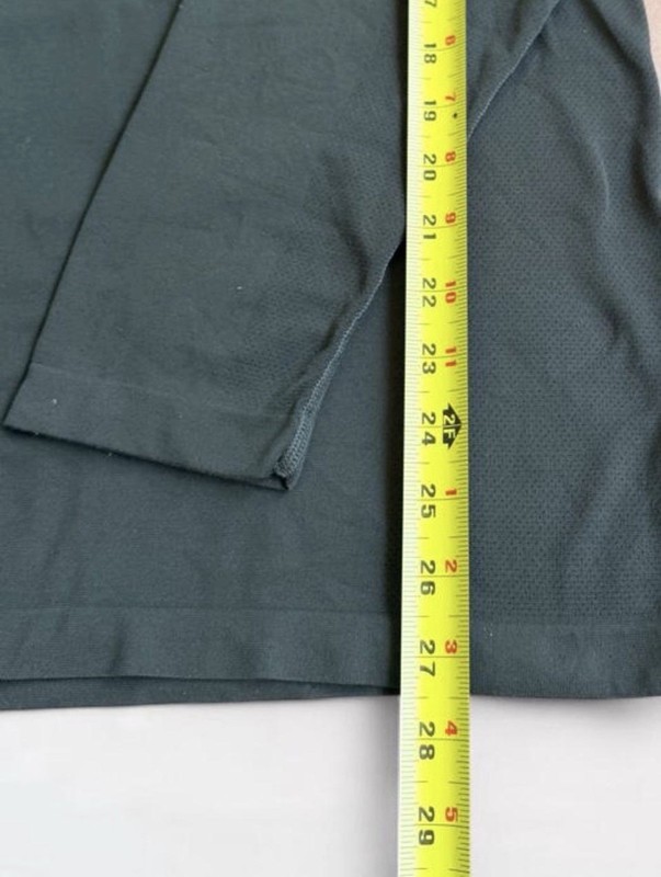 Fourlaps Radius Long Sleeve Crew Men Shirt Olive Green Performance Athletic gallery
