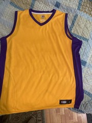 NBA Apparel XL Tank Jersey Official Licensed Product- Gold Purple