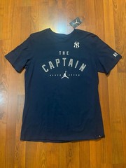 NEW Nike x Jordan Yankees Derek Jeter The Captain Re2pect Shirt RARE Size Large