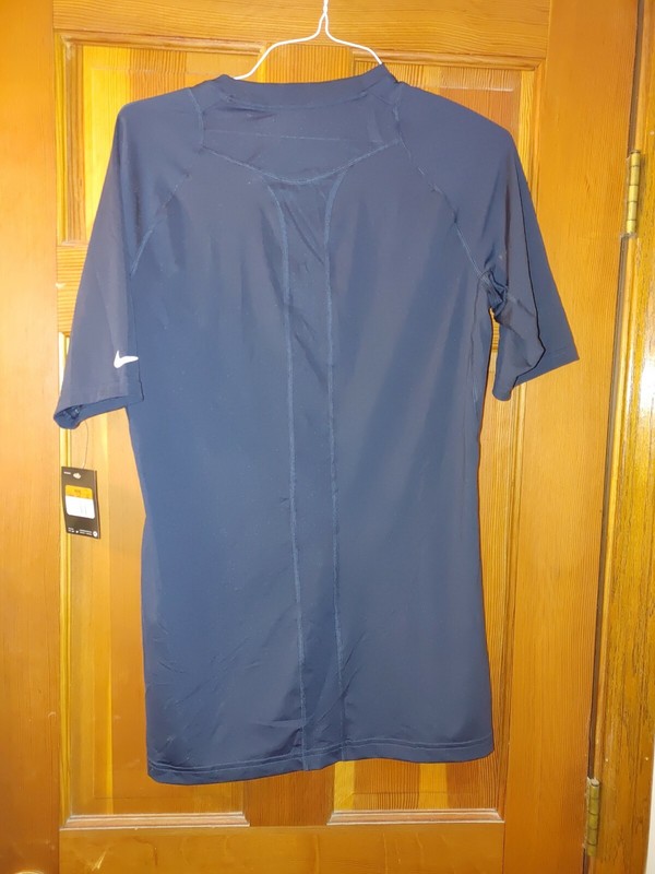 nike men`s pro cool compression half sleeve shirt , midnight navy (719903-419) gallery