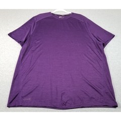 Russell T Shirt Mens 3XL XXXL Purple Dri-Power 360 Training Fit Active Tee Gym