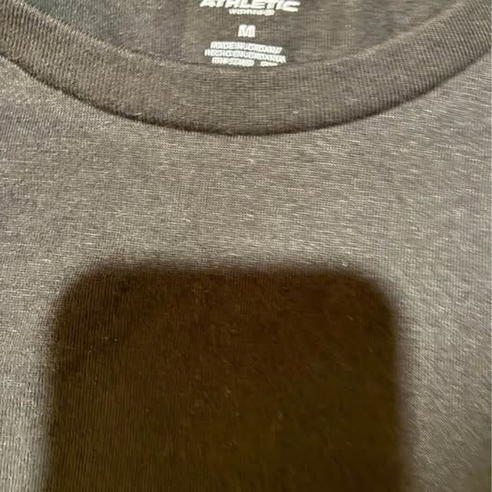 Athletic Works Mens Long Sleeve Moisture Wicking TriBlend Activewear Tee Black M gallery