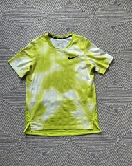 Nike Dri-Fit Short Sleeve Technical Shirt – Yellow/White/Black – XL