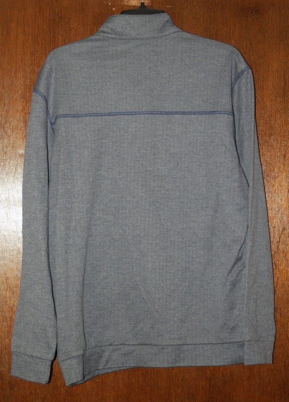 Roundtree & Yorke New Mens 1/4 Button Performance Pullover Shirt Sweater L Large gallery