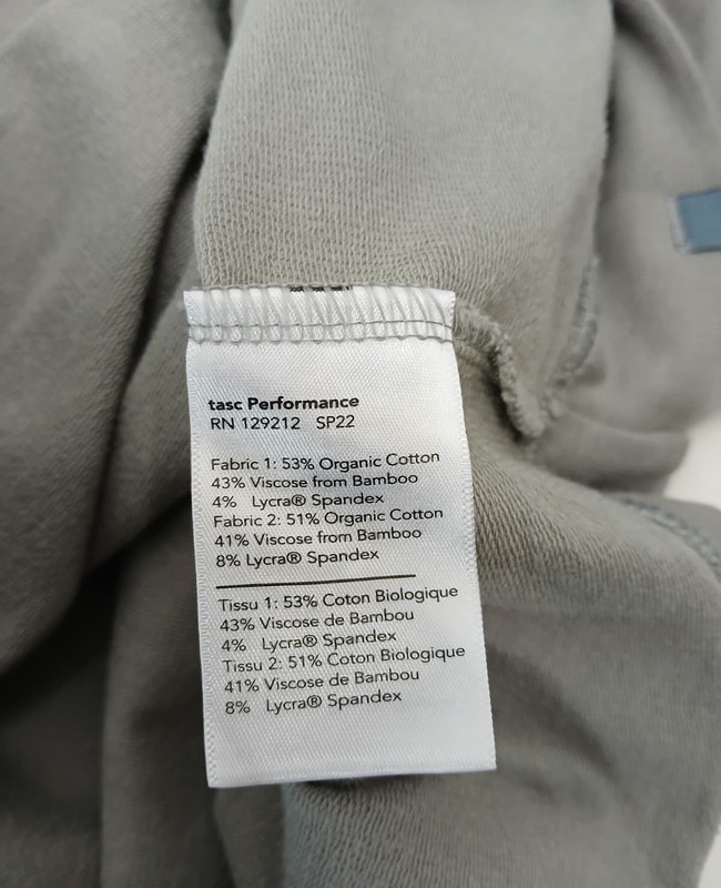 Tasc Performance Pullover Quarter Zip Bamboo Blend Gray Mens Size XL gallery