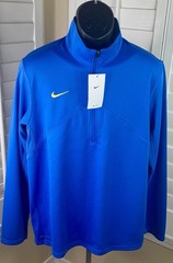 Nike Dri-Fit Training 1/4 Zip Signal Blue Pullover – M53181 – Men’s Large – NWT