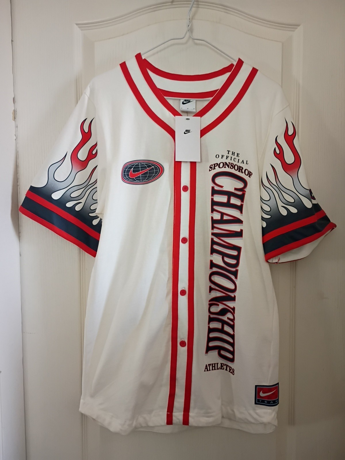 Nike Americana Button Up Championship Jersey DV9642-010 Size Medium- NWT-$85! gallery