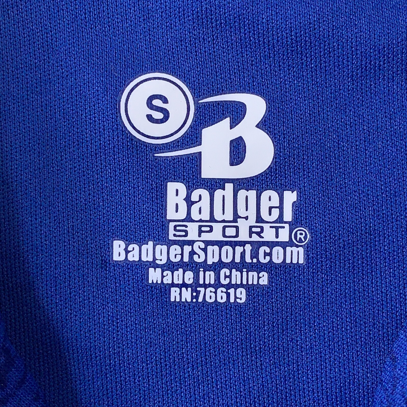 Badger Men's Small Royal Blue Tonal Blend Lightweight Quarter-Zip Pullover 4172 gallery