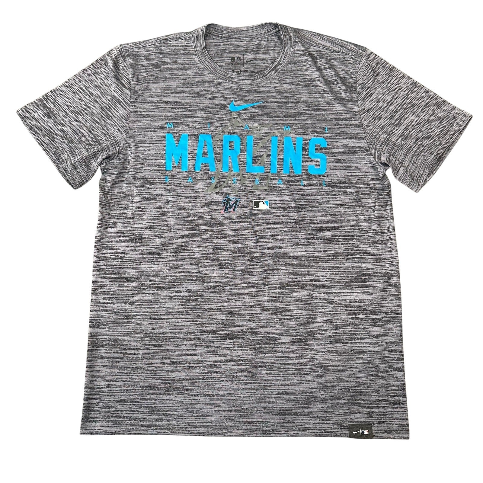 Nike Men's Miami Marlins Authentic Collection Performance T-Shirt Size M gallery