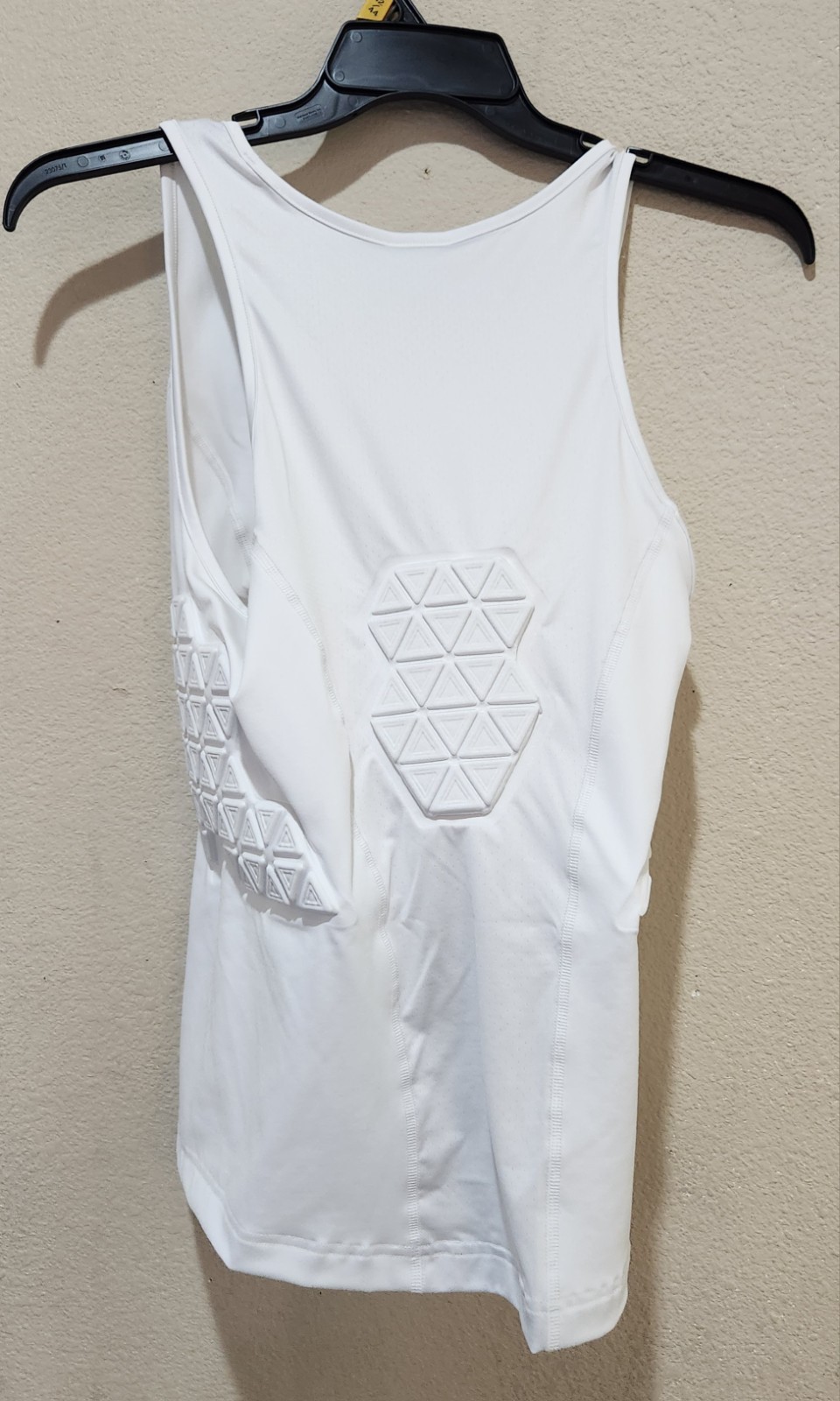 Adidas Padded Tank Top Men’s White Compression Sports Training Shirt L ST IM3593 gallery