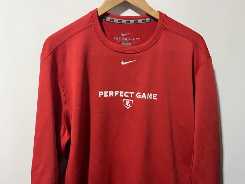 Nike Thermal Fit Perfect Game PG Baseball Thermal Crewneck Shirt M gallery