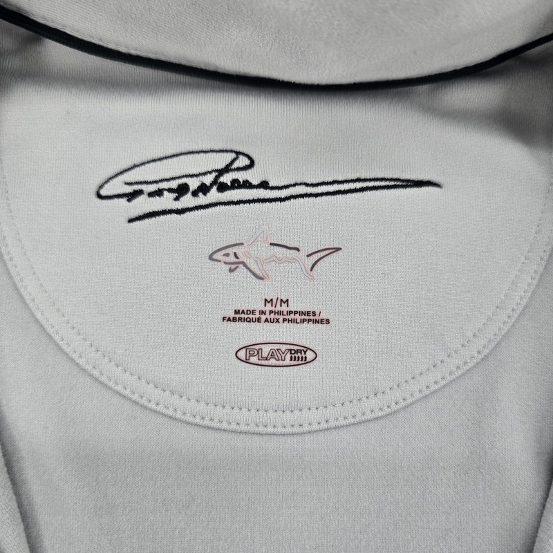 Greg Norman Pullover Mens Medium 1/4 Zip Gray Play Dry Kings North Golf Shirt gallery