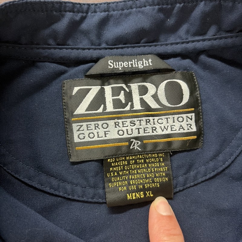 Zero Restriction Golf Outerwear Navy Blue Golf Vest - Size XL Old Memorial Club gallery