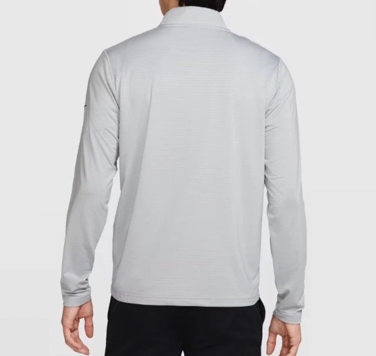 Nike Dri-Fit Victory 1/2 Zip Golf Pullover Top Shirt Grey FD5837-012 Mens M NEW gallery