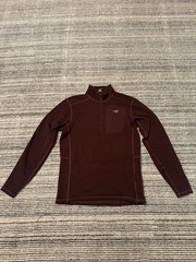 Arc’teryx Rho Heavyweight Zip Neck – Burgundy – Medium
