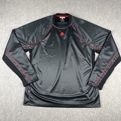 Adidas Clima365 Mens XL Black with Red Long Sleeve Soccer, Track , Warm Up