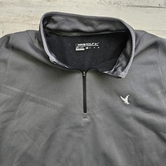 Nike Golf Pullover 1/4 Zip Men’s XL Gray Fleece Lined Long Sleeve Jacket – Logo