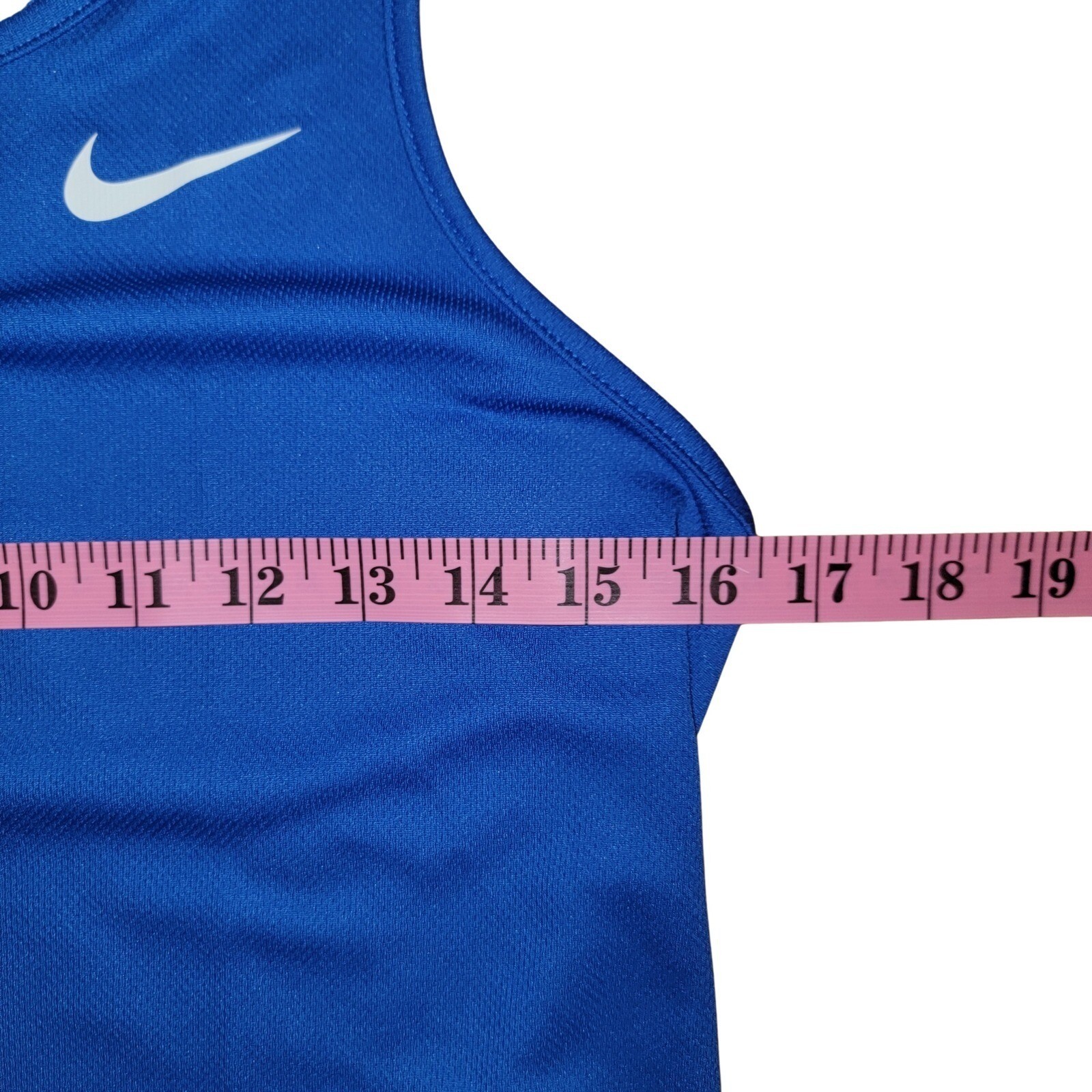 Nike NWT Running Tank Top Sleeveless Athletic Training Gym Shirt Blue Small gallery