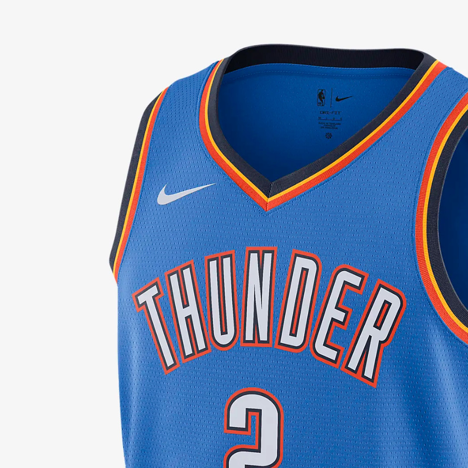 Nike Thunder NBA SW Fan Edition 22-23 Season Alexander No. 2 Sleeveless Team gallery