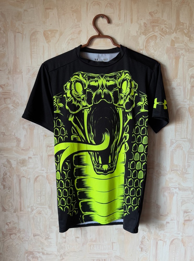 Under Armour Heatgear Beast Viper Compression Black T-Shirt Size L