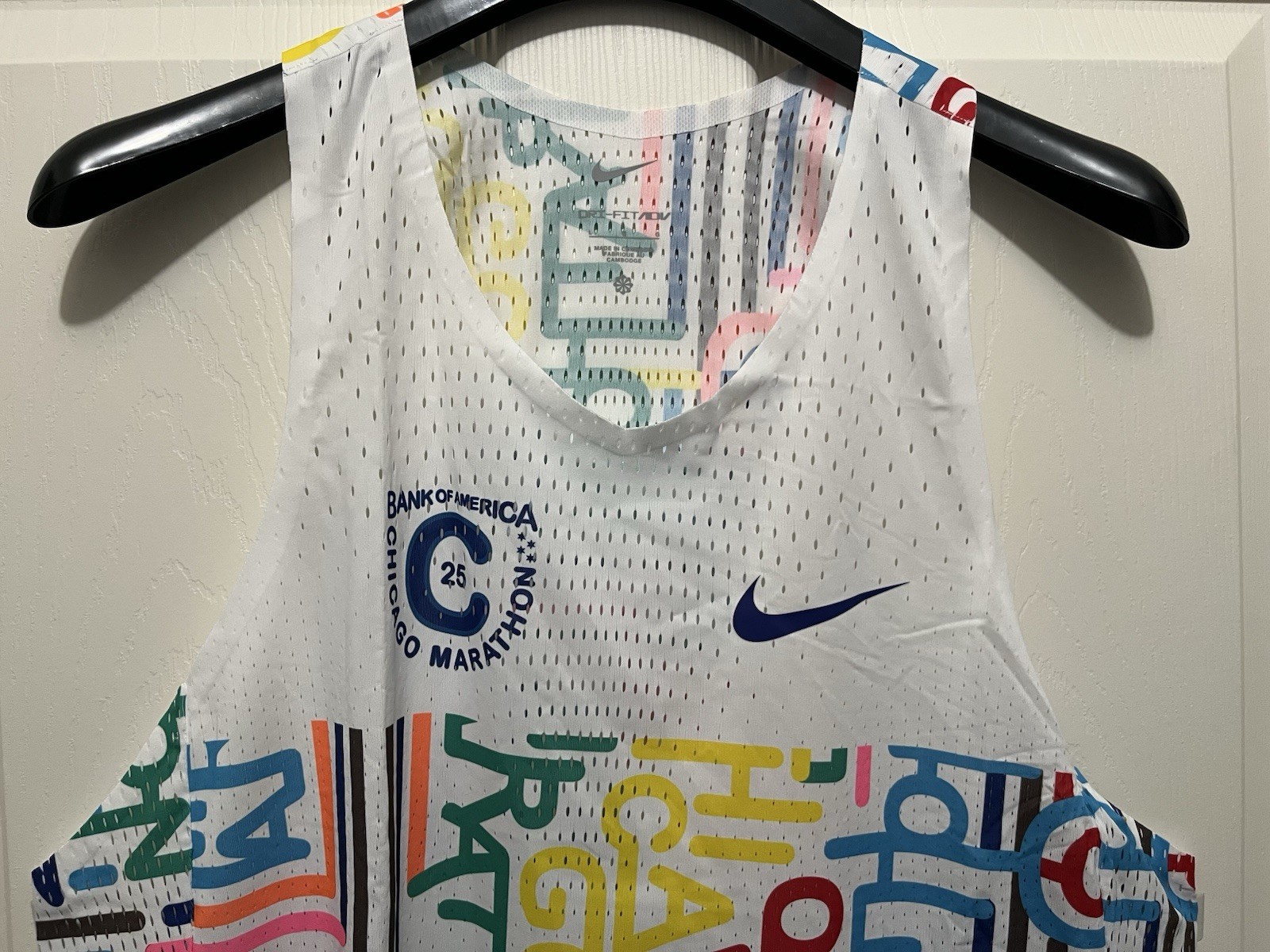 Nike AeroSwift Dri-FIT ADV Chicago Marathon 2025 Running Singlet Sz L HQ4277-100 gallery