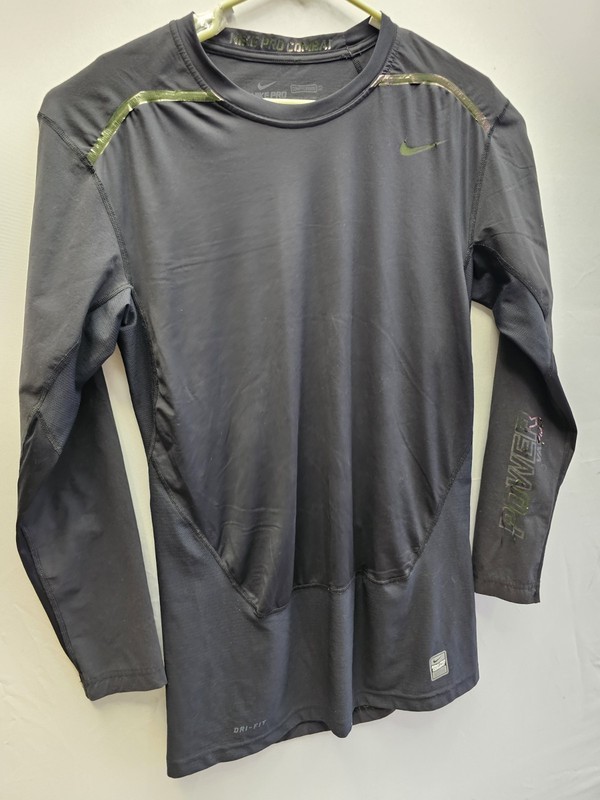 Nike Pro Combat Vapor Dri-Fit Long Sleeve Compression Shirt XXL 2XL gallery
