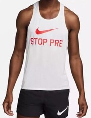 Mens Nike Run Energy Fast Singlet Stop Pre Steve Prefontaine #FN3998-121 Sz 2XL